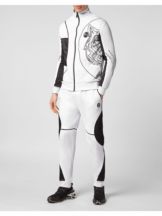 Plein Sport Plein Sport Completo top e pantaloni 2231 Bianco Regular Fit