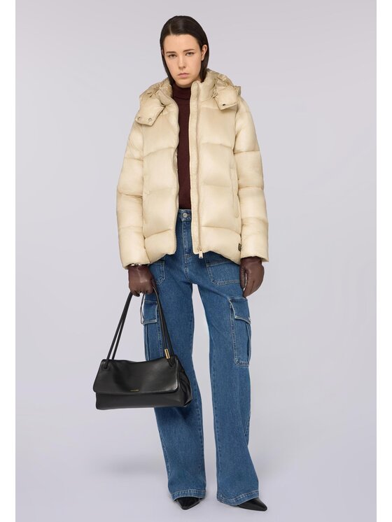 Trussardi Trussardi Giubbotto piumino F010A000446N002 Beige Regular Fit