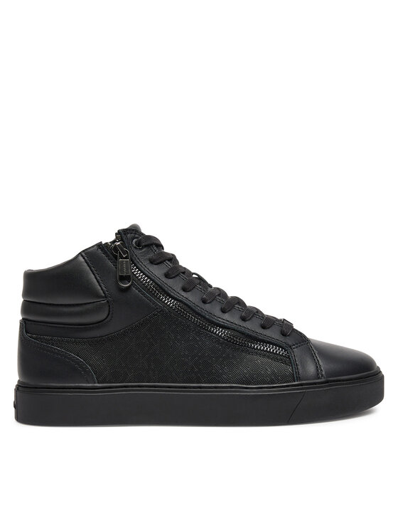 Calvin Klein Calvin Klein Sportcipők High Top Lace Up W/ Zip Mono HM0HM01556 Fekete