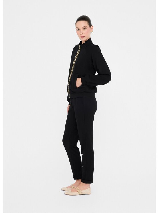 Liu Jo Liu Jo Bluza TF5112FS32122222 Czarny Regular Fit