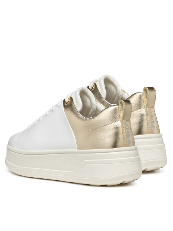 Geox Geox Sneakersy D Spherica Ecub-2 D46WVB 0BCBN C1327 Biały