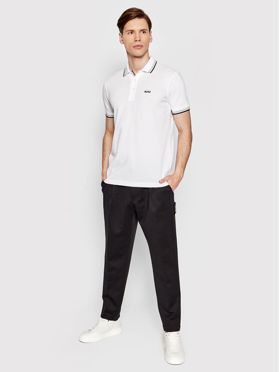 BOSS Boss Polo Paddy 50469055 Bijela Regular Fit