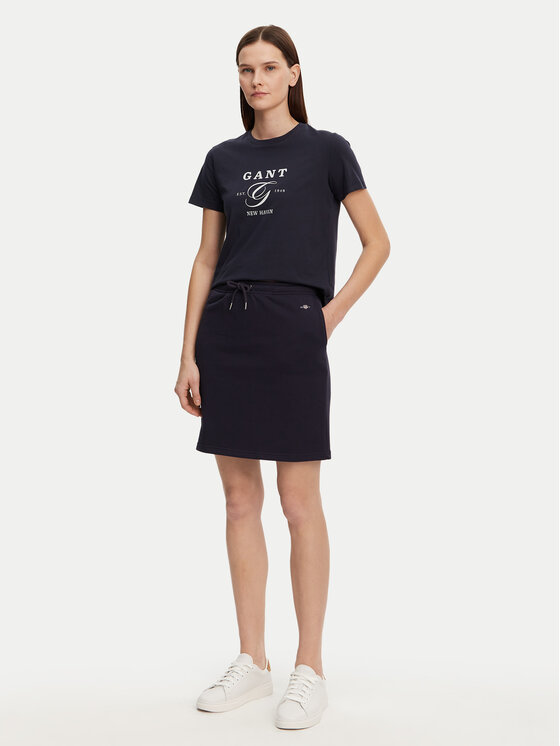 Gant Gant Športno krilo 4200274 Mornarsko modra Regular Fit
