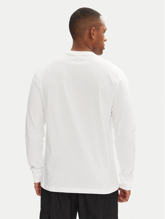 Champion Champion Longsleeve 221164 Biały Loose Fit