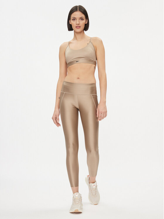 Reebok Reebok Спортивний бюстгальтер Holiday Lux IL4589 Бежевий