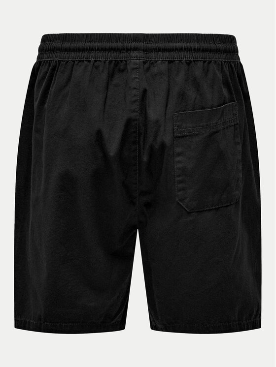 Only & Sons Only & Sons Šortky z materiálu Tel 22027949 Černá Regular Fit