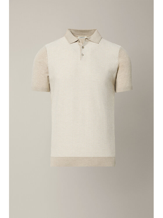 Lancerto Lancerto Polo Claudio PO073126000001 Beżowy Regular Fit