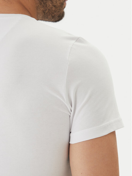 Guess Guess T-Shirt U6GM03 K6YW1 Biały Slim Fit