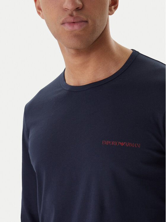 Emporio Armani Underwear Emporio Armani Underwear Longsleeve EM000382 AF10800 UB102 Granatowy Slim Fit