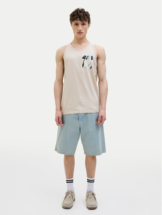 Jack&Jones Jack&Jones Trikó Hawaii 12269321 Bézs Standard Fit