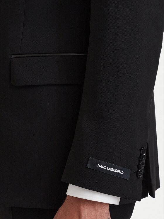 KARL LAGERFELD KARL LAGERFELD Сако 155612 564008 Черен Modern Fit