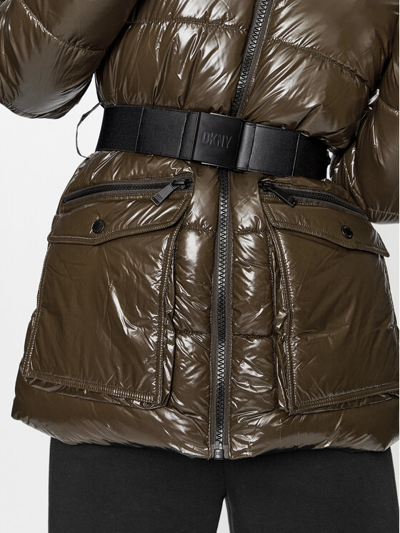 DKNY Sport DKNY Sport Vatovaná bunda DP3J8533 Hnedá Regular Fit