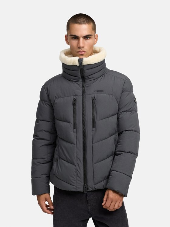 Stone Harbour Stone Harbour Kurtka zimowa Ansello Szary Regular Fit