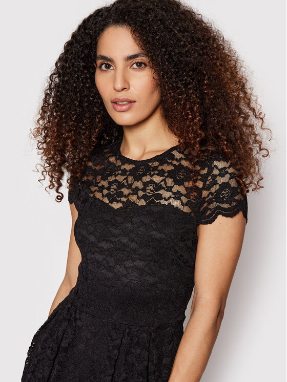 Vila Vila Coctailkleid Kalila 14067460 Schwarz Regular Fit