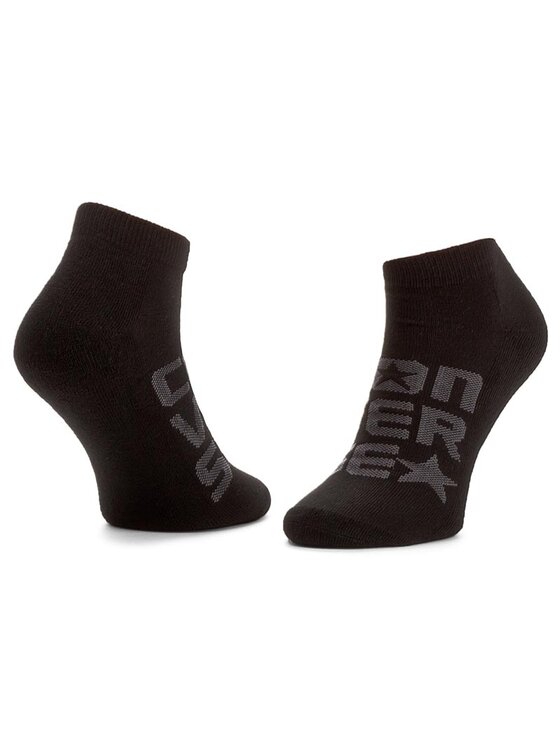 Converse Converse Комплект 3 чифта къси чорапи мъжки E560B3010 Черен