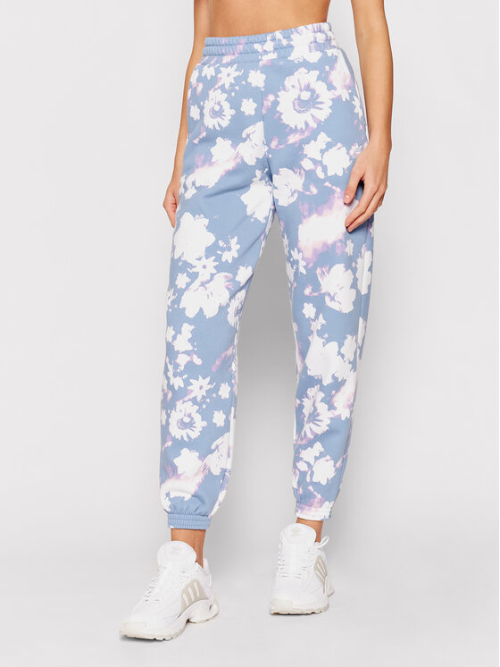 adidas adidas Teplákové kalhoty Track H20421 Světle modrá Relaxed Fit
