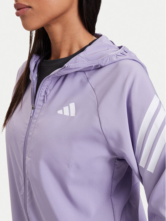 adidas adidas Kurtka do biegania Adi365 Iconic KY2652 Fioletowy Regular Fit