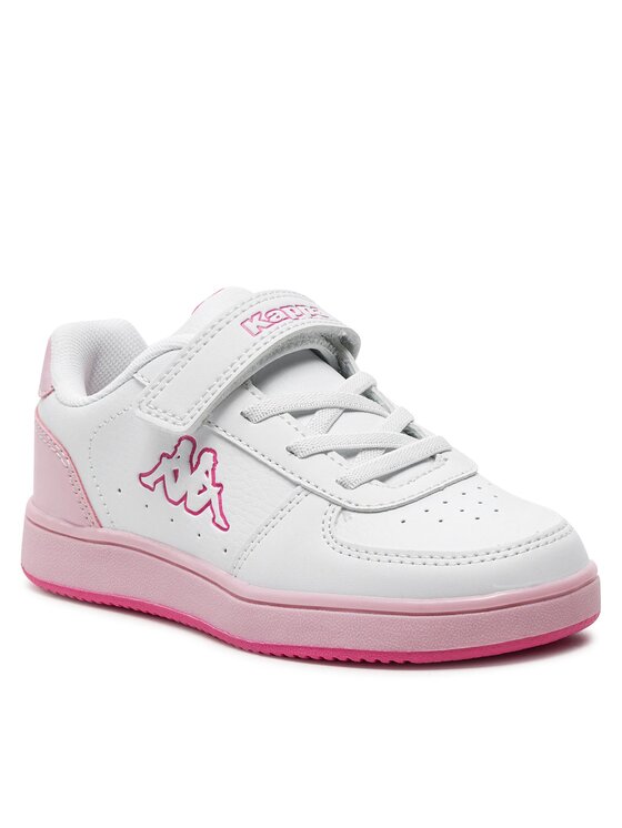 Kappa Kappa Sneakersy Logo Malone Ev Kid 36185LW Biały
