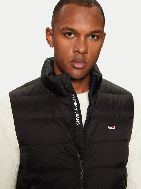 Tommy Jeans Tommy Jeans Prsluk DM0DM20663 Crna Regular Fit