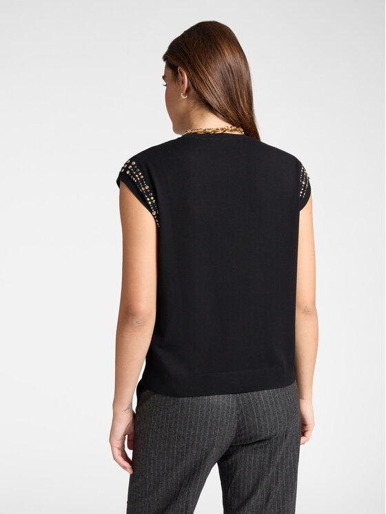 Elena Mirò Elena Mirò Cardigan M519Z000660N033 Nero Regular Fit