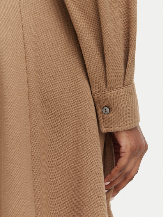 Lacoste Lacoste Rochie de zi EF5299 Maro deschis Regular Fit
