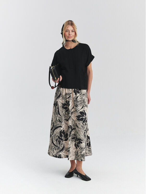 TATUUM TATUUM Bluzka ANITA Czarny Loose Fit