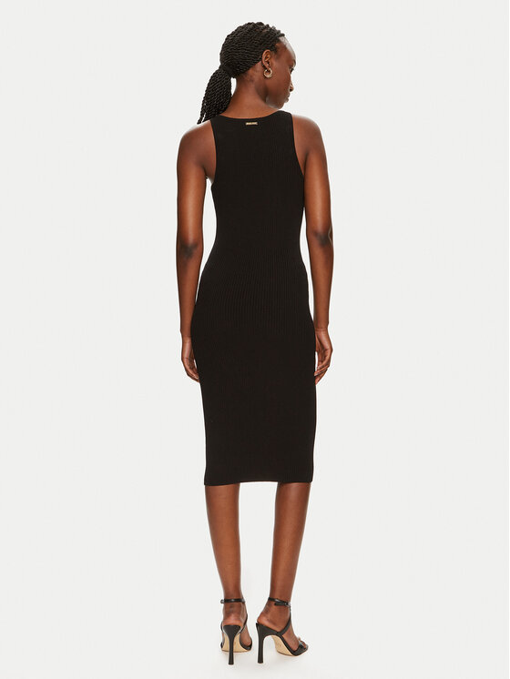 MICHAEL Michael Kors MICHAEL Michael Kors Úpletové šaty MT482IL33D Černá Slim Fit