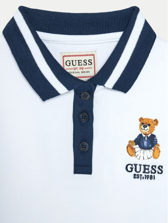 Guess Guess Haljina za svaki dan K5RK12 K7O64 Bijela Regular Fit