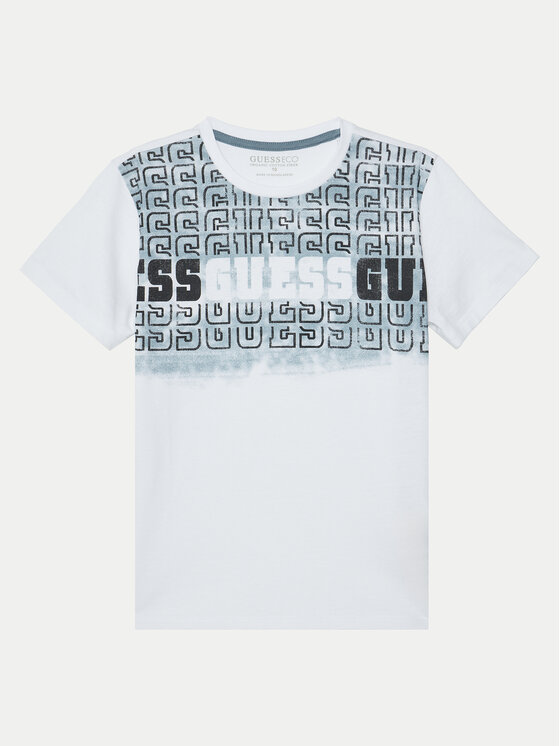 Guess Guess T-Shirt L5RI23 K8HM4 Bílá Regular Fit