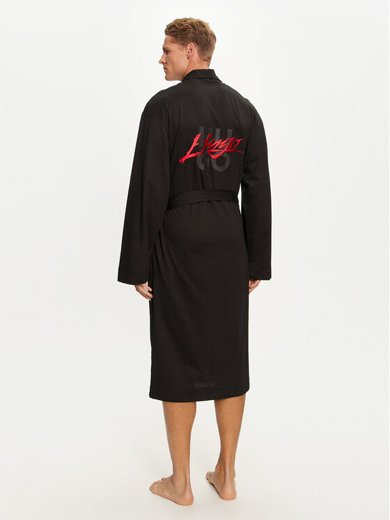 HUGO Hugo Bademantel 50525300 Schwarz