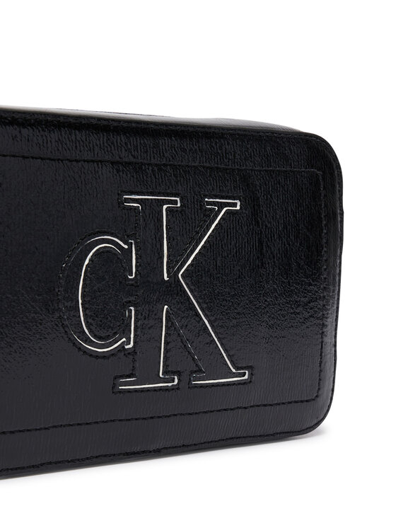 Calvin Klein Calvin Klein Torebka Bold Ck Outline Camera Bag LV04F3685G Czarny