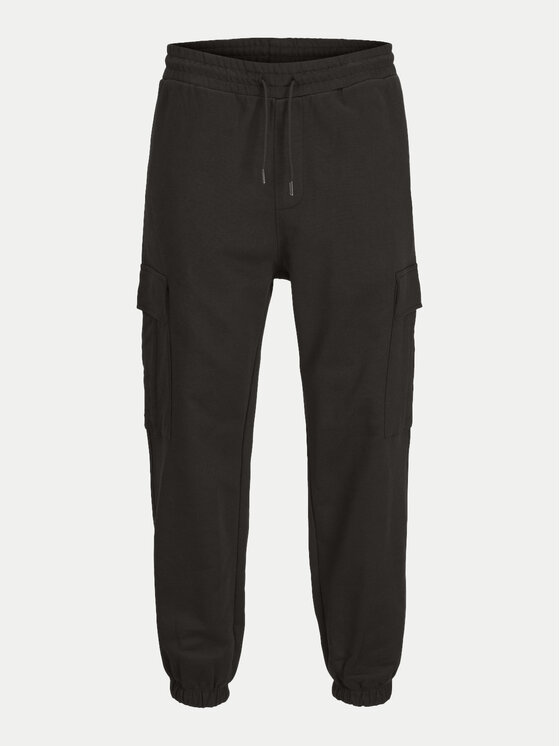 Jack&Jones Jack&Jones Spodnji del trenirke Kane 12263074 Črna Relaxed Fit