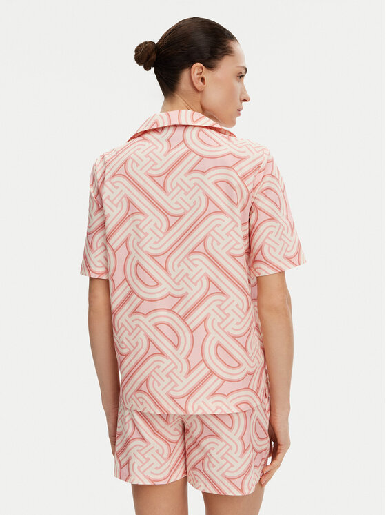 Silvian Heach Silvian Heach Hemd GPP25440CA Rosa Regular Fit