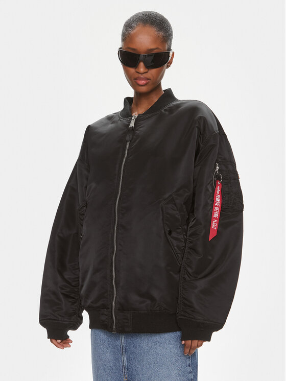 Alpha Industries Bundy bomber MA-1 Core 108010 Čierna Regular Fit