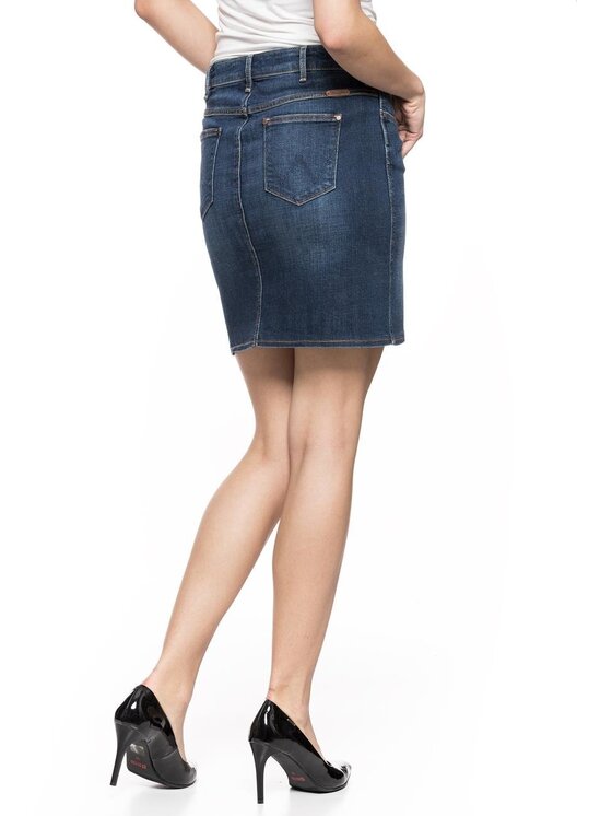 Wrangler Wrangler Minigonna SKIRT Blu Regular Fit