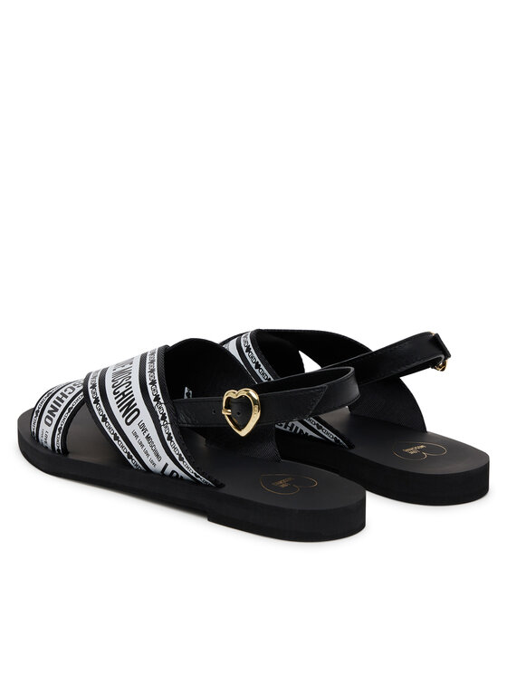 LOVE MOSCHINO LOVE MOSCHINO Szandál San Lod Micro20 JA16142G0MIX200A Fekete