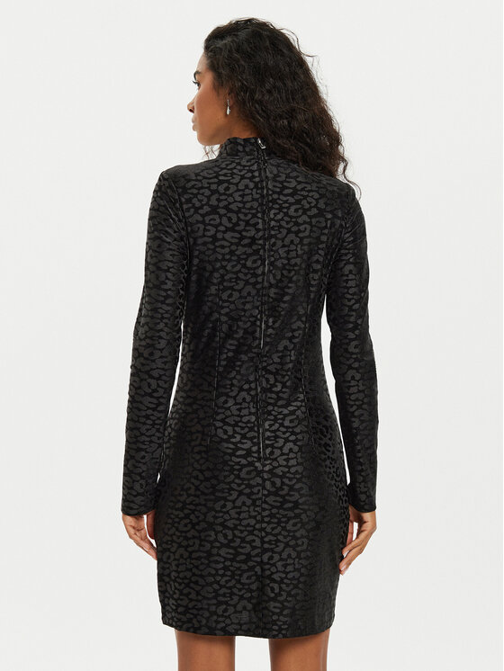 Guess Guess Коктейльна сукня Elizabeth W4BK15 KCGJ2 Чорний Slim Fit