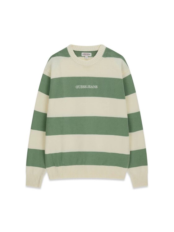 Guess Guess Sweter 168475 Zielony Classic Fit