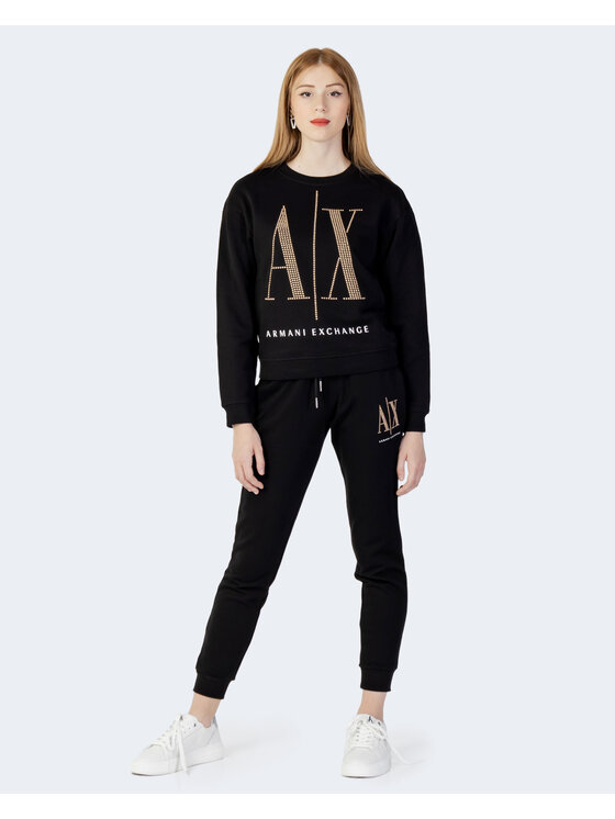 Armani Exchange Armani Exchange Felpa SWEATSHIRT 8NYM01 YJ68Z Nero Shirt Fit