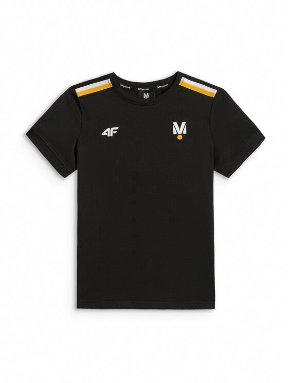 4F 4F T-Shirt MOTOSPORTS 2026 Czarny Regular Fit