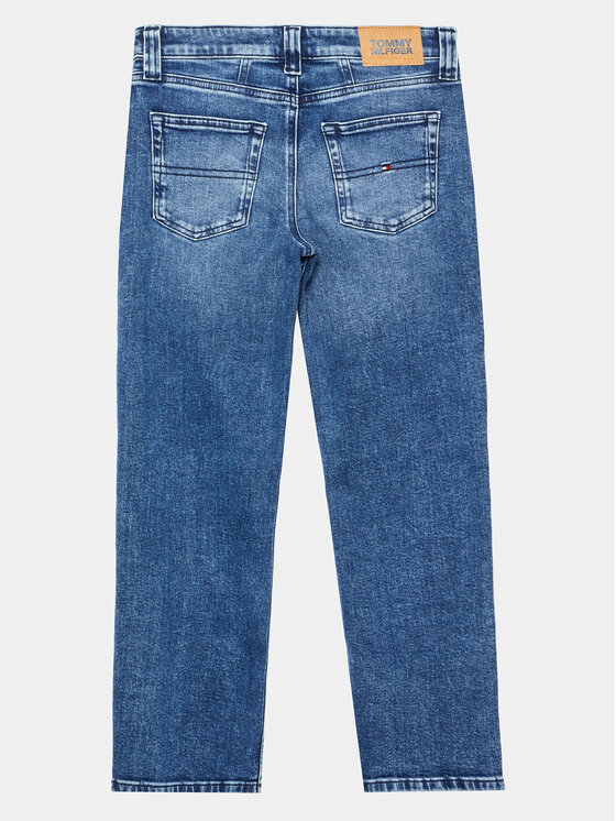 Tommy Hilfiger Tommy Hilfiger Дънки KG0KG07162 D Син Straight Fit
