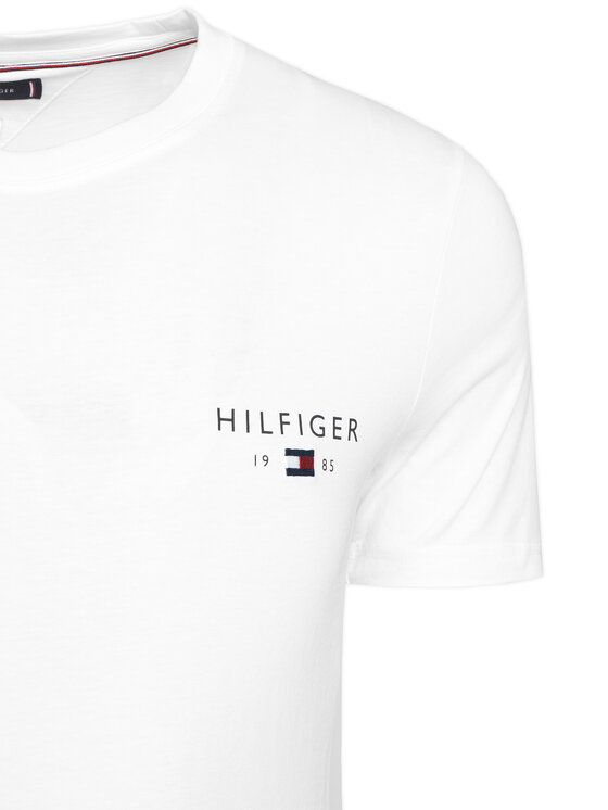 Tommy Hilfiger Tommy Hilfiger T-Shirt Brand Love MW0MW41456 Weiß Regular Fit