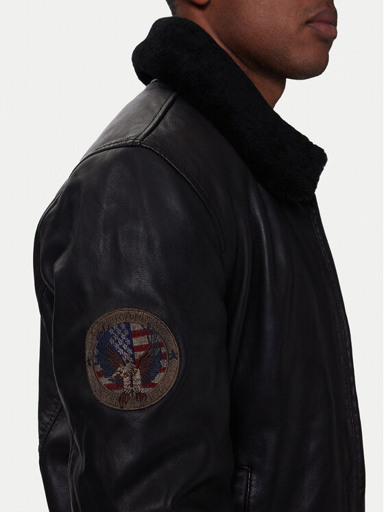 Milestone Milestone Giacca di pelle Tom 531041 21070 Nero Regular Fit