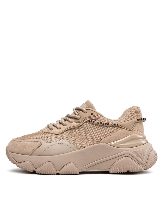 Guess Guess Sportcipő Micola FL7MIC LEA12 Bézs