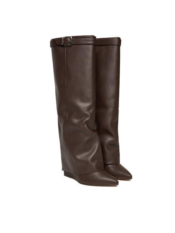 Steve Madden Steve Madden Kozaki Corenne SM11003418 Brązowy
