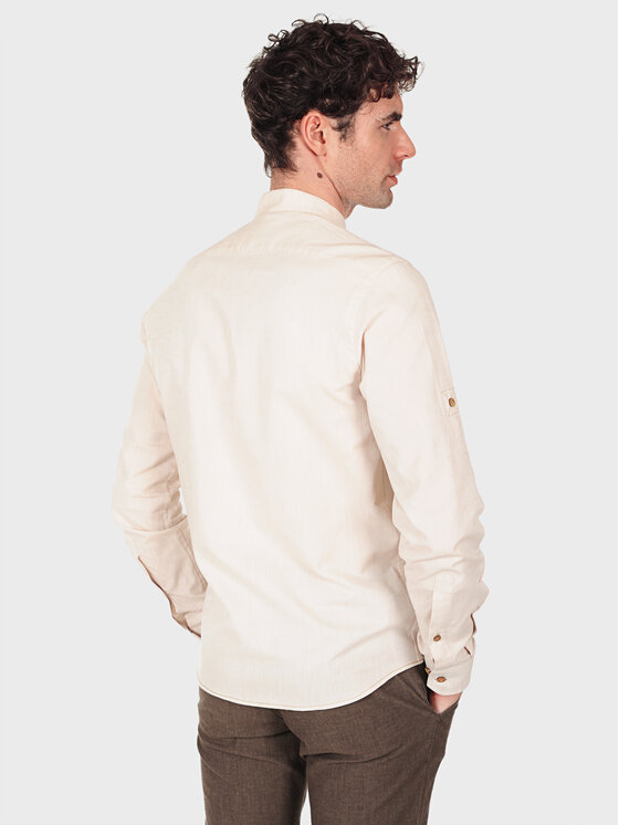 Evenemen Evenemen Koszula JAMES Beżowy Slim Fit