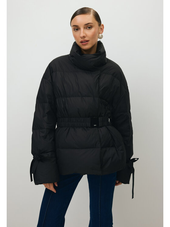 BIZUU BIZUU Zimní bunda DOWN PUFFER HIJACKET Černá Standard Fit