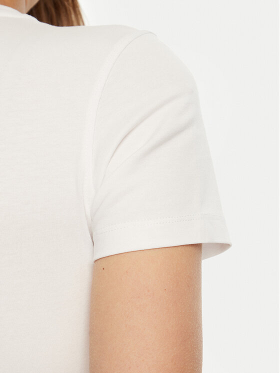 Guess Guess T-Shirt W5RI03 J1314 Biały Regular Fit