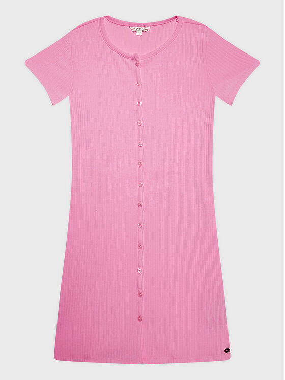 Guess Guess Rochie de zi J2RK81 R9UO1 Roz Slim Fit