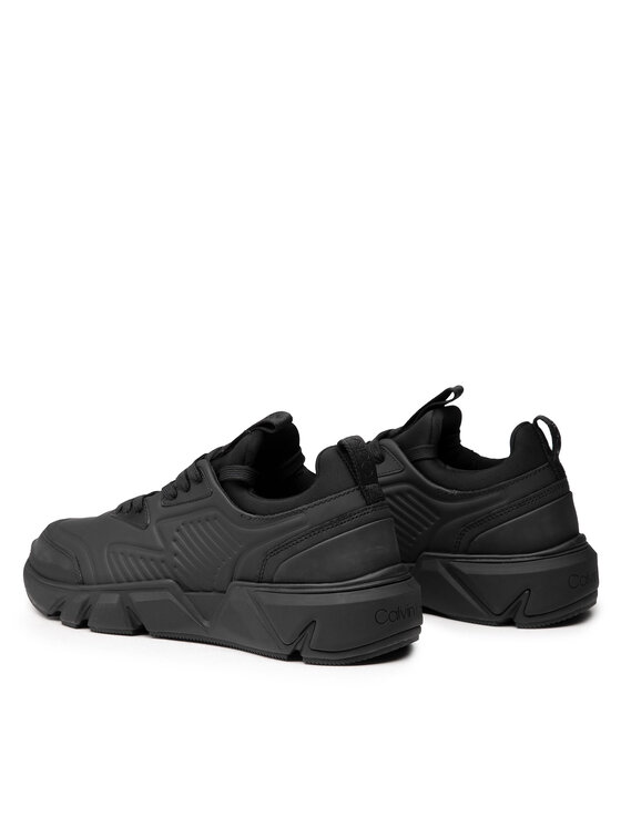 Calvin Klein Calvin Klein Sneakersy Low Lace Up Lth HM0HM00317 Czarny